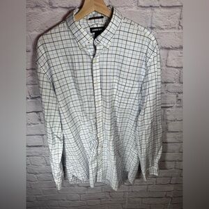 Men's Long Sleeve Buttondown Solid No Iron Broadcloth‎ Shirt size 17 - 37 T